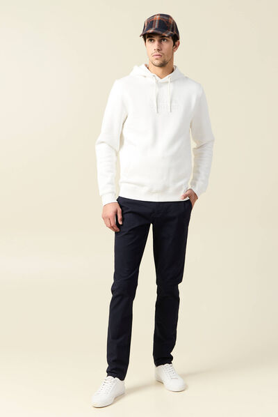 Pantalon slim Instinct chino bleu foncé homme
