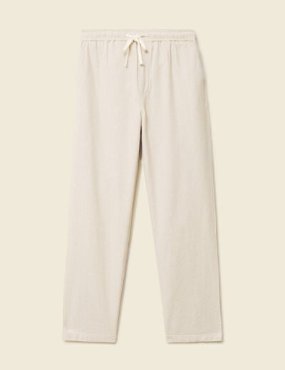 Pantalon chino beige homme