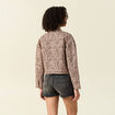 Blouson boutonné camel femme
