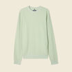 Pull éco-responsable vert clair homme