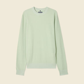 pull eco responsable vert clair homme Pull éco-responsable vert clair homme