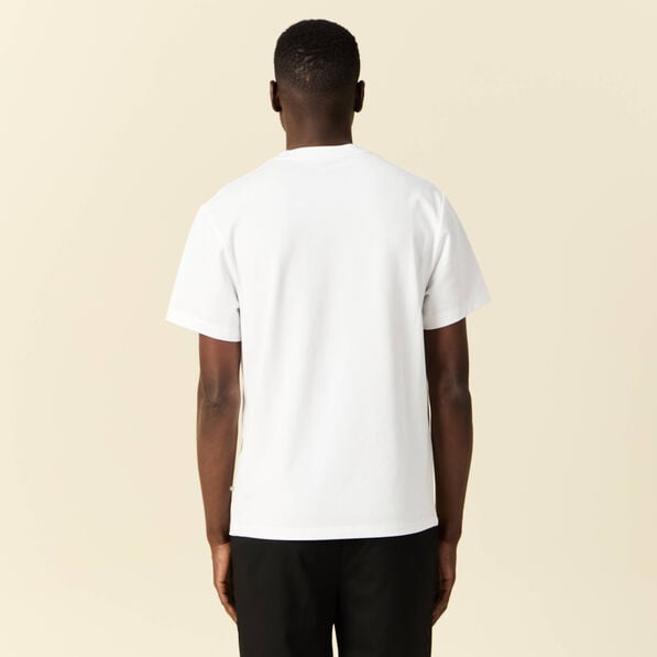 t shirt manches courtes blanc homme T-shirt manches courtes blanc homme