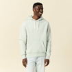 Sweat &agrave; capuche vert clair homme