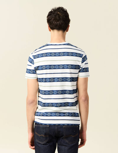 T-shirt manches courtes bleu marine homme