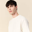 T-shirt manches courtes ecru homme
