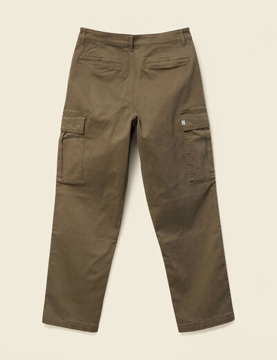 Cargo battle longueur 32 vert kaki homme