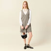 Robe sans manches noir femme