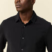 Chemise manches longues noir homme