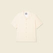 Chemise manches courtes ecru homme