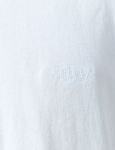 T-shirt ample en coton manches courtes bleu ciel homme