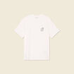 T-shirt manches courtes ecru homme