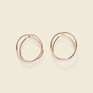 Boucles d'oreilles couleur or femme
