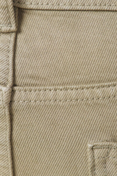 Jeans relaxed 5 poches vert kaki homme