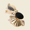 Boucles d'oreilles noir femme
