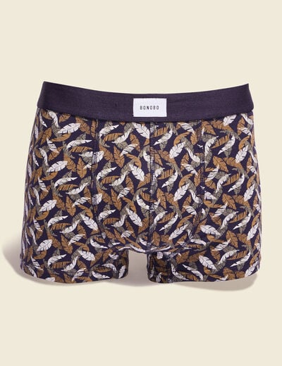 Lot 2 boxers bleu marine homme