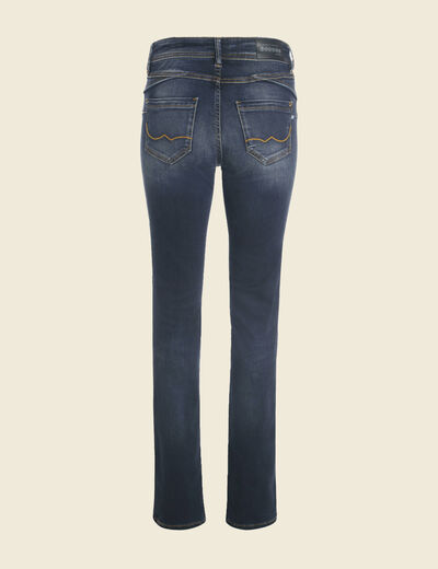 Jeans Demi - regular taille haute denim brut femme