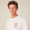 T-shirt manches courtes ecru homme