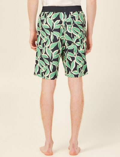 Bermuda de bain vert homme