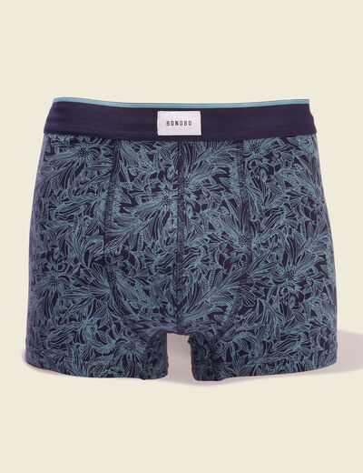 Lot 2 boxers bleu pétrole homme