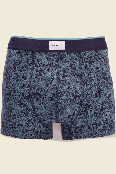 Lot 2 boxers bleu pétrole homme