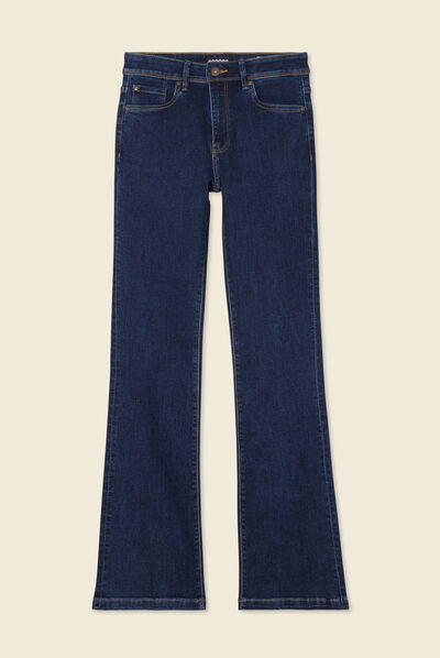 Jeans Yoko - bootcut denim brut femme