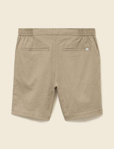 Bermuda vert kaki homme