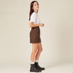 Jupe moulante camel femme