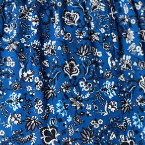 jupe longue evasee bleu femme Jupe longue évasée bleu femme