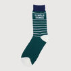 Chaussettes vert &eacute;meraude homme