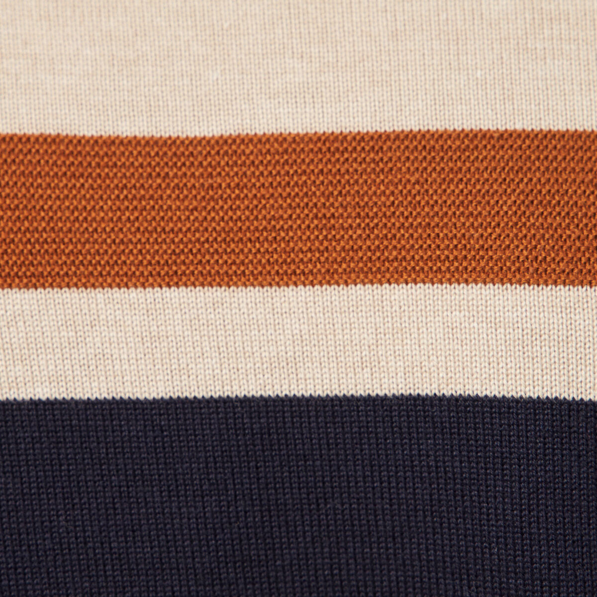 Pull manches longues marron homme