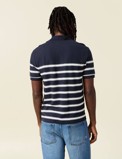 Polo éco-responsable ecru homme