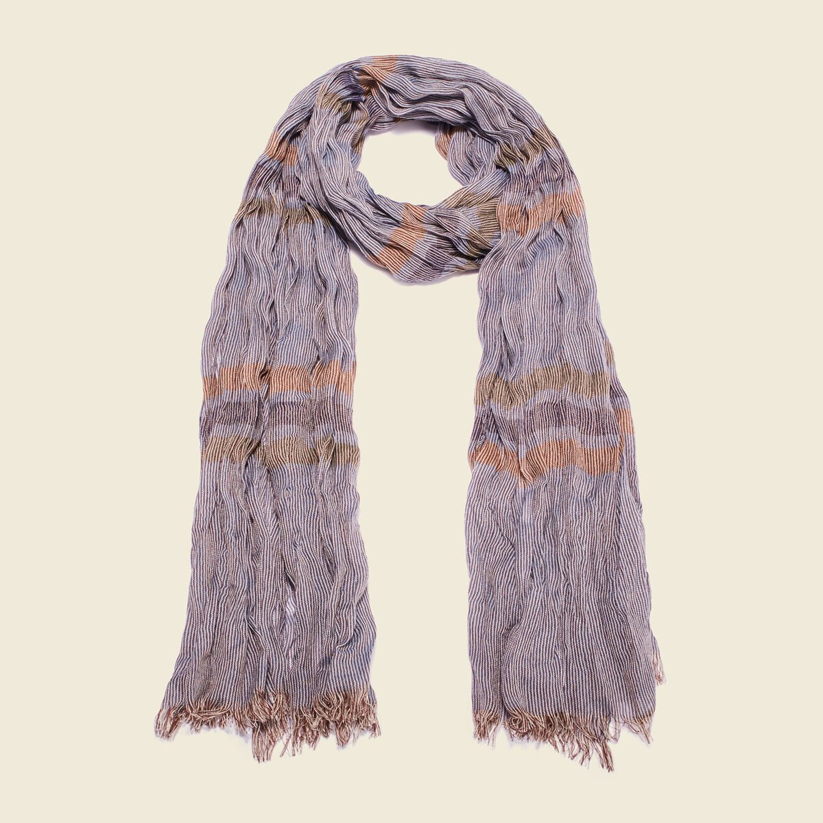 Foulard marron homme