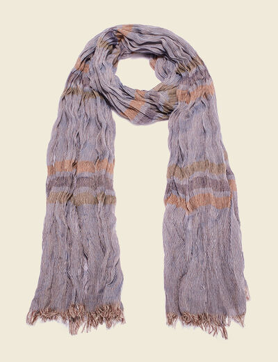 Foulard marron homme