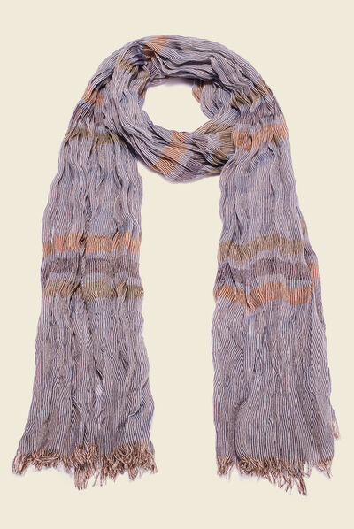 Foulard marron homme