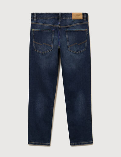 Jeans straight longueur 30 denim brut homme