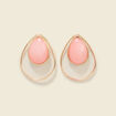 Boucles d'oreilles rose femme