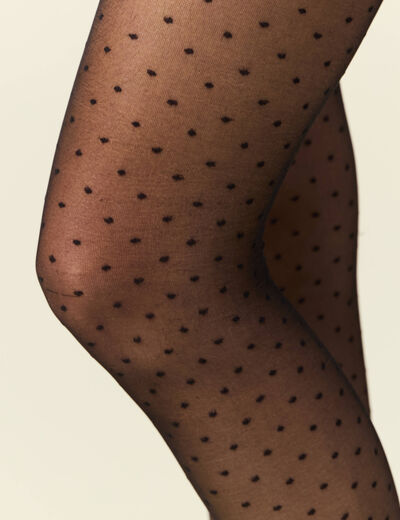 Collants fantaisie noir femme