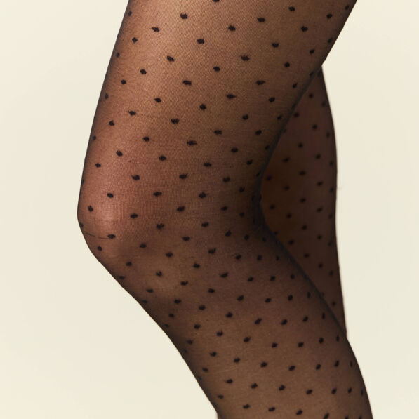 Collants fantaisie noir femme