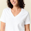 T-shirt manches courtes blanc femme