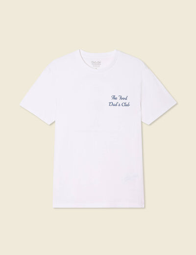 T-shirt manches courtes blanc homme
