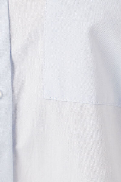 Chemise manches longues bleu ciel femme