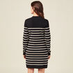 Robe pull éco-responsable noir femme