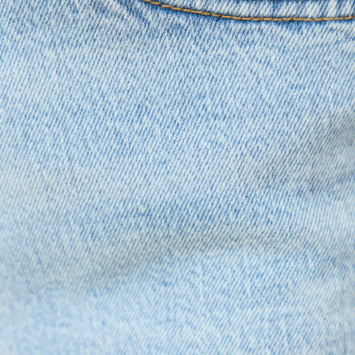 Jeans droit 7/8ème denim bleach femme