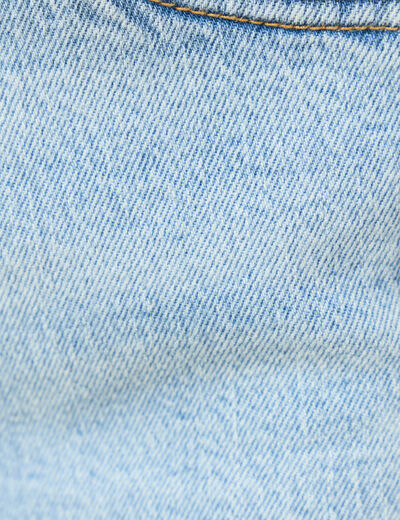 Jeans droit 7/8ème denim bleach femme