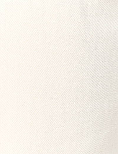 Pantalon large denim blanc femme