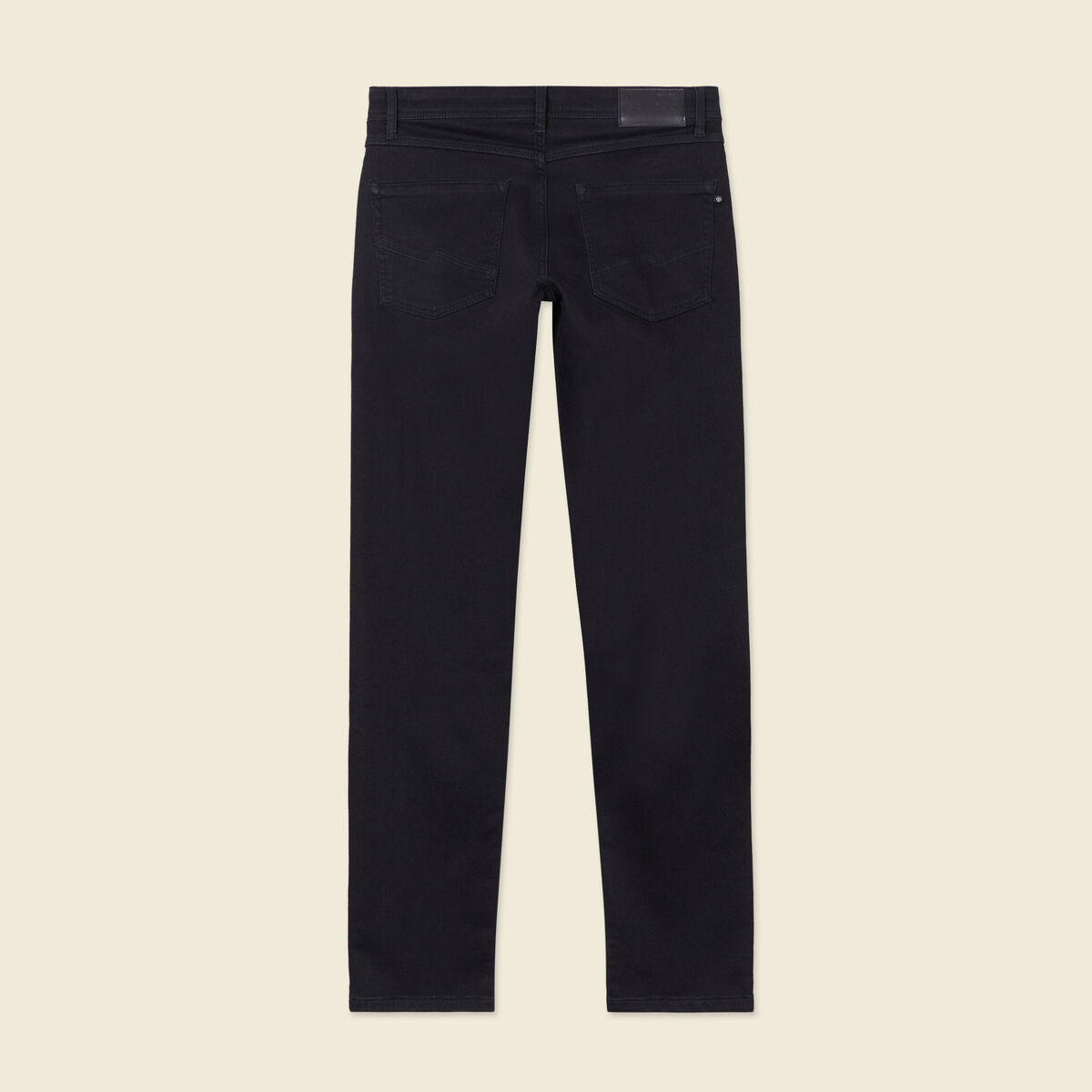 Jeans straight 5 poches denim noir homme