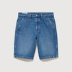Bermuda en jean coton denim stone homme