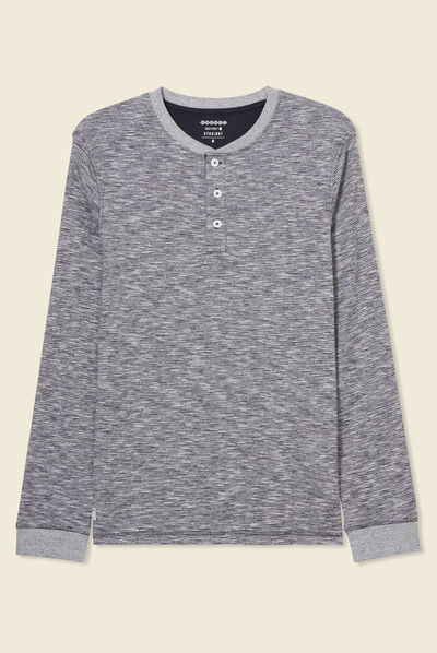 T-shirt éco-responsable bleu foncé homme