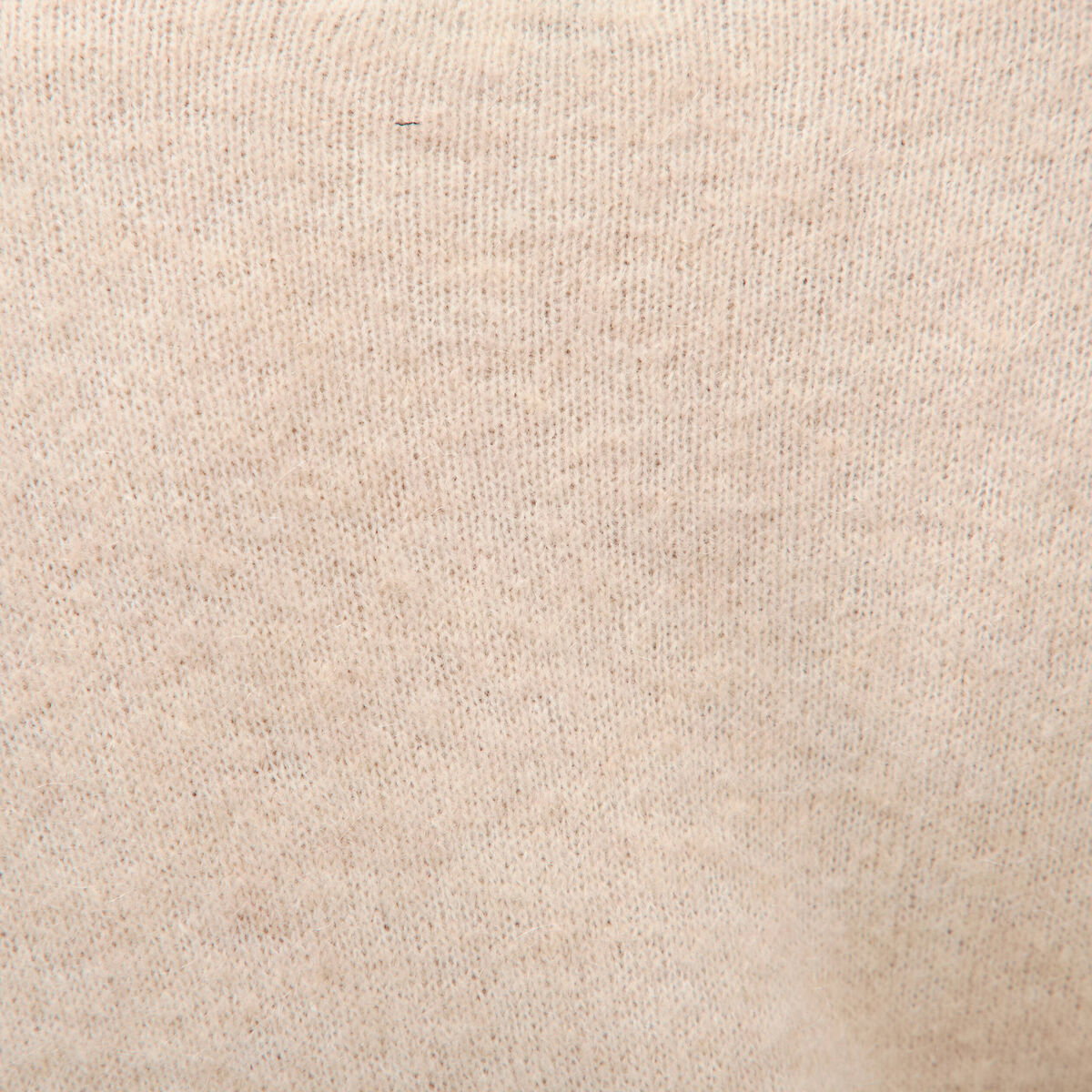 Robe droite courte manches longues creme femme