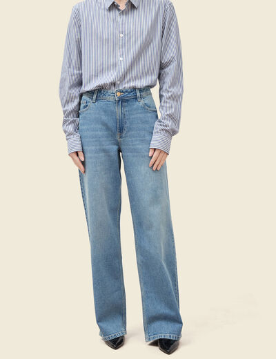Jeans large taille standard denim used femme